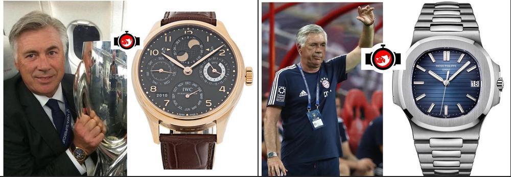 A Glimpse into the Renowned Carlo Ancelotti's Watch Collection